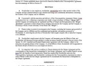 39 Ready-To-Use Non-Compete Agreement Templates – Free in Business Templates Noncompete Agreement