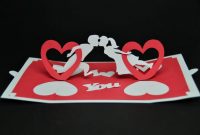 3D Heart Pop Up Card Template | Pop Up Card Templates, Heart throughout Twisting Hearts Pop Up Card Template
