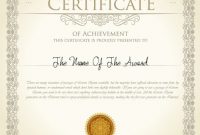 4-Designer | Certificate Template Design 03 Vector pertaining to Pages Certificate Templates