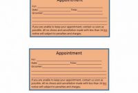 40+ Appointment Cards Templates & Appointment Reminders throughout Dentist Appointment Card Template