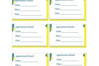 40+ Appointment Cards Templates & Appointment Reminders within Dentist Appointment Card Template
