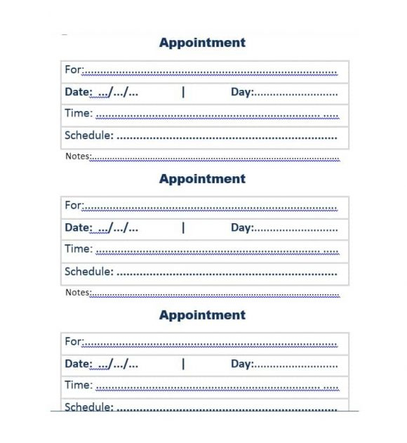 40+ Appointment Cards Templates &amp; Appointment Reminders within Dentist Appointment Card Template