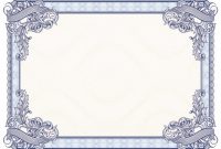 40+ Beautiful Certificate Border Templates & Designs intended for Free Printable Certificate Border Templates
