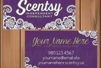 40 Scentsy Business Card Template In 2020 | Scentsy Flyers for Scentsy Business Card Template