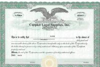 41 Free Stock Certificate Templates (Word, Pdf) – Free pertaining to Stock Certificate Template Word