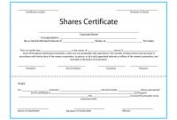 41 Free Stock Certificate Templates (Word, Pdf) – Free with regard to Free Stock Certificate Template Download