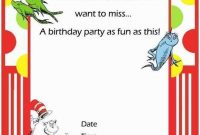 41 Standard Dr Seuss Birthday Invitation Template Photo in Dr Seuss Birthday Card Template