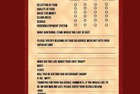 43 Creative Comment Card Template Restaurant Free Psd File inside Restaurant Comment Card Template