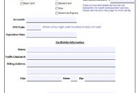 44+ Sample Credit Card Authorization Form Templates In Pdf with Hotel Credit Card Authorization Form Template