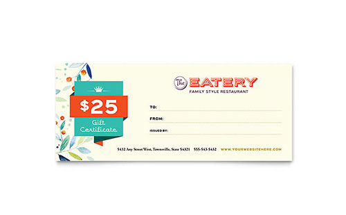 45+ Gift Certificates Templates - Word &amp; Publisher pertaining to Publisher Gift Certificate Template