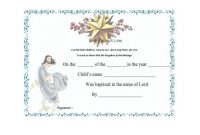 47 Baptism Certificate Templates (Free) – Printable Templates for Roman Catholic Baptism Certificate Template