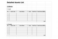 48 Useful Asset List Templates (Personal, Business Etc.) ᐅ intended for Business Asset List Template