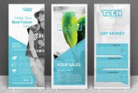 49+ Best Roll Up Banner Mockups And Templates 2020 pertaining to Retractable Banner Design Templates