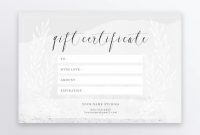 4X6 Photography Gift Certificate Template Instant Download Gift Card  Photographer .psd Format for Photoshoot Gift Certificate Template