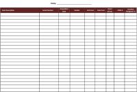 5+ Asset List Templates For Word, Excel® And Pdf within Business Asset List Template