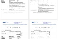 5+ Certificate Of Analysis Templates & Samples (Word And Pdf) regarding Certificate Of Analysis Template