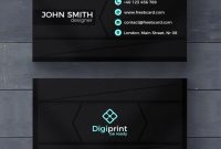 50 Awesome Free Photoshop Business Card Template In 2020 with Photoshop Name Card Template