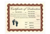 50 Free Baby Dedication Certificate Templates – Printable regarding Christian Certificate Template