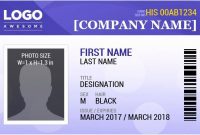 50 Lovely Id Card Template Free Download In 2020 | Id Card throughout Template For Id Card Free Download
