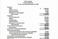 50 Unique Small Business Income Statement Template In 2020 intended for Financial Statement For Small Business Template