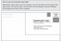 505 Quick Service Guide | Postal Explorer pertaining to Usps Business Reply Mail Template