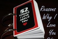 52 Things I Love About You' Ideas & Tips pertaining to 52 Things I Love About You Cards Template