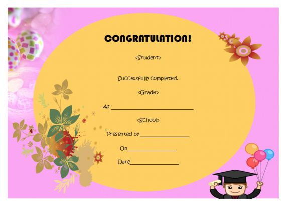 5Th Grade Graduation Certificate Template : 24+ Printable in 5Th Grade Graduation Certificate Template