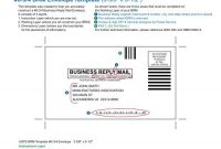 6-3/4 Brm Envelope Template (3-5/8" X 6-1/2") intended for Business Reply Mail Template