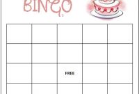 6 Best Images Of Free Printable Bingo Template – Free pertaining to Blank Bridal Shower Bingo Template