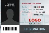 6 Best Medical Staff Id Card Templates Ms Word | Microsoft intended for Doctor Id Card Template