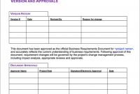 6 Free Business Requirements Document Templates For throughout Project Business Requirements Document Template
