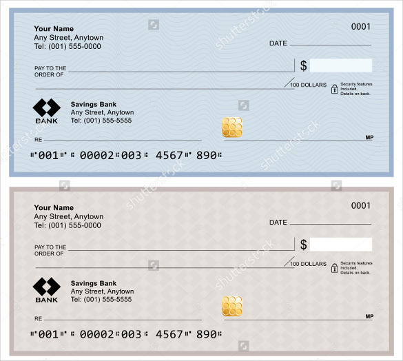7+ Blank Check Templates For Microsoft Word - Website in Blank Business Check Template Word