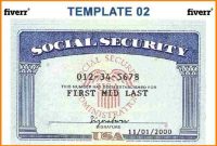 7+ Blank Social Security Card Template Download | Timesheet inside Fake Social Security Card Template Download