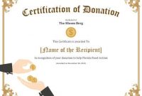7 Printable Donation Certificates Templates | Hloom pertaining to Donation Certificate Template