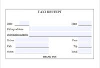 7+ Taxi Receipt Templates – Word Excel Pdf Formats inside Blank Taxi Receipt Template