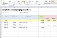 8+ Excel Bookkeeping Templates – Excel Templates within Excel Accounting Templates For Small Businesses