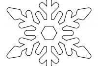 8 Free Printable Large Snowflake Templates – Simple Mom with Blank Snowflake Template