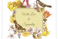 8 Free, Printable Sympathy Cards For Any Loss | Condolence in Sympathy Card Template