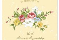 8 Free, Printable Sympathy Cards For Any Loss | Condolence pertaining to Sorry For Your Loss Card Template