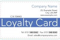 80 Printable Loyalty Card Template Uk For Free With Loyalty in Customer Loyalty Card Template Free