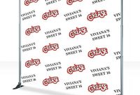 8X8 Step & Repeat with Step And Repeat Banner Template