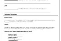 9 Free Sample Loan Agreement Templates – Printable Samples regarding Blank Loan Agreement Template