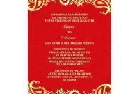 96 Printable Indian Wedding Invitation Card Design Blank with regard to Indian Wedding Cards Design Templates