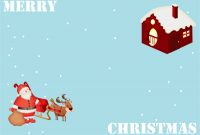 A Free Customizable Reindeer Christmas Card Template Is with regard to Print Your Own Christmas Cards Templates