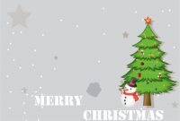 A Free Customizable Tree Christmas Card Template Is Provided with regard to Print Your Own Christmas Cards Templates