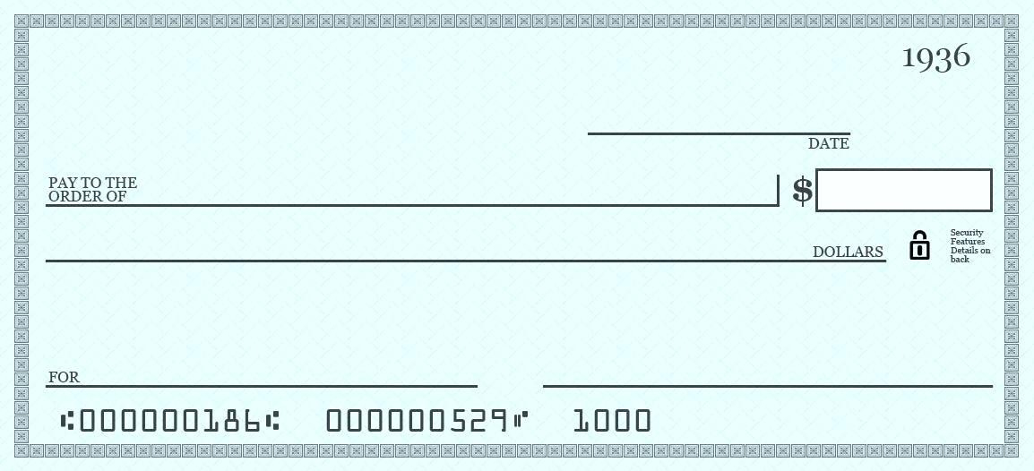 A Large Blank Cheque Template Presentation Checks Free 7 for Large Blank Cheque Template
