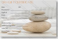 A Simple Day At The Spa Gift Certificate Template | Free regarding Spa Day Gift Certificate Template