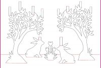 A Wonderful, Free Bunny Pop-Up Card Template (With Images with Popup Card Template Free