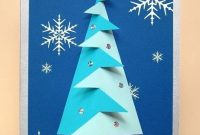 A4 Card Making Templates For 3D Christmas Tree Embellishment for 3D Christmas Tree Card Template