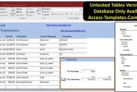Access Database Small Business Accounting Cashbook Templates in Small Business Access Database Template